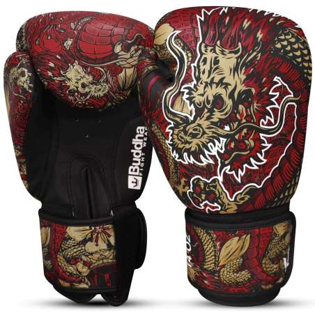 Buddha Deluxe Boxing Gloves Rojo