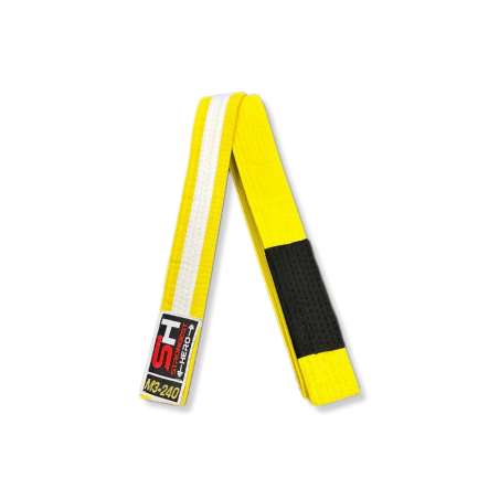 Children's BJJ belt yellow/white SH