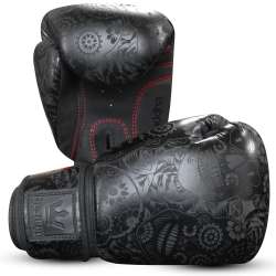 Buddha mexican boxing gloves black matte 1