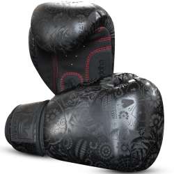 Buddha mexican boxing gloves black matte 4
