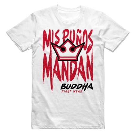 Cuffs rule Buddha white T-shirt