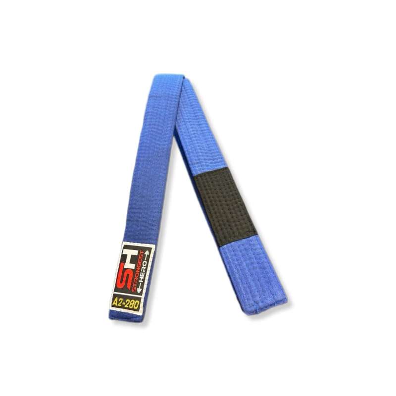 Strongest Hero blue BJJ belt for children