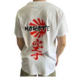 Utuk Fightwear white karate t-shirt