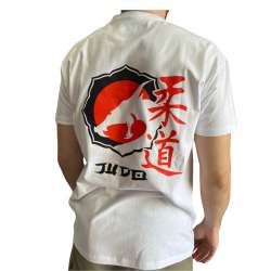 Weißes Utuk Fightwear Judo-T-Shirt