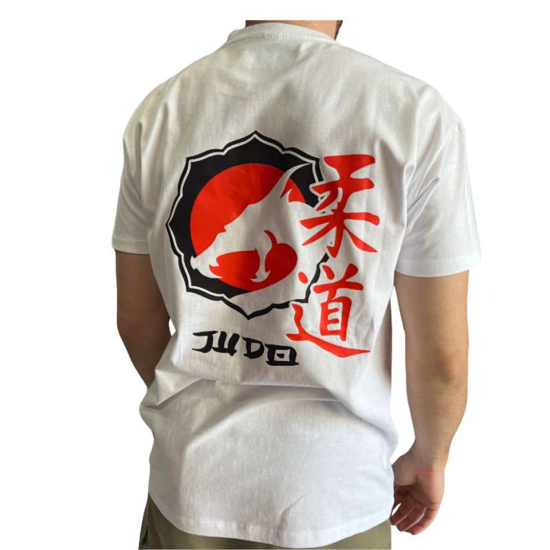 Weißes Utuk Fightwear Judo-T-Shirt