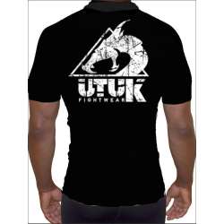 Rashguard Utuk short sleeves black/white 1