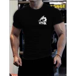 Rashguard Utuk short sleeves black/white