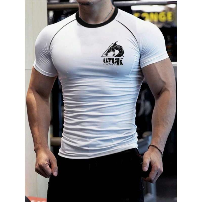 Utuk Fightwear MMA Lycra black white