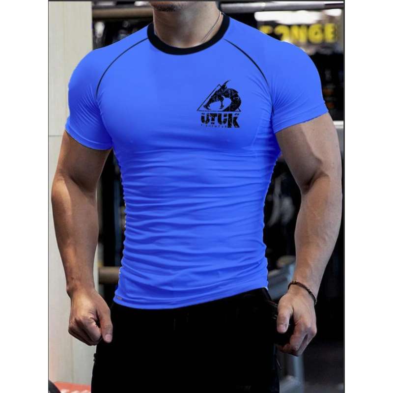 Rashguard grappling Utuk blue black