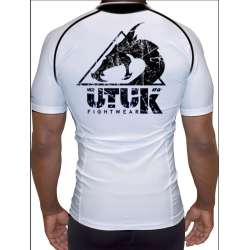 Utuk Fightwear MMA Lycra black white 1