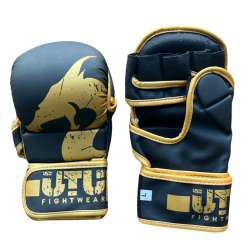 Utuk MMA sparring gloves gold black 1