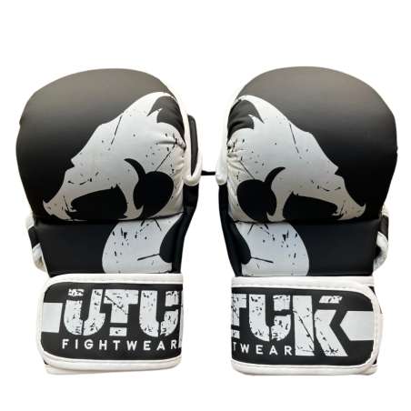 MMA sparring gloves Utuk black white