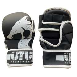 MMA sparring gloves Utuk black white 1