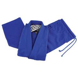 Kimono BJJ infinity Buddha royal blue + white belt 6