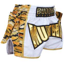 Buddha traditional tiger muay thai shorts 1