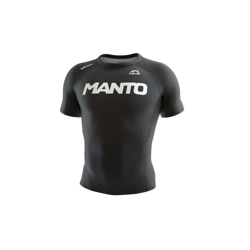 Rashguard grappling Manto rank black