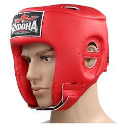 Headgear kick boxing Buddha thailand red