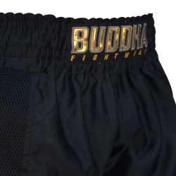 Buddha premium muay thai trousers black 2