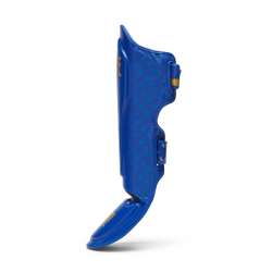 Kick boxing shin guards Leone DNA blue 2