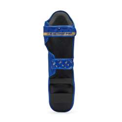 Kick boxing shin guards Leone DNA blue 3