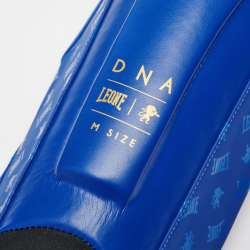 Kick boxing shin guards Leone DNA blue 4