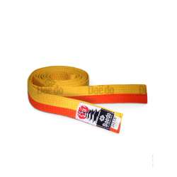 Taekwondo belt Daedo yellow orange