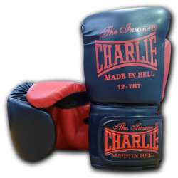 Kaos Charlie gloves black red