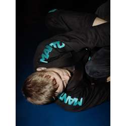 Kimono BJJ Manto X5 turquoise black 1