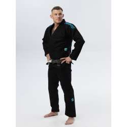 Kimono BJJ Manto X5 turquoise black 3