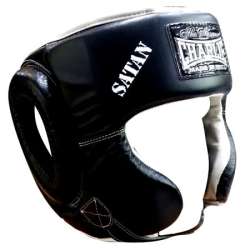 Boxing headgear Charlie Satan black