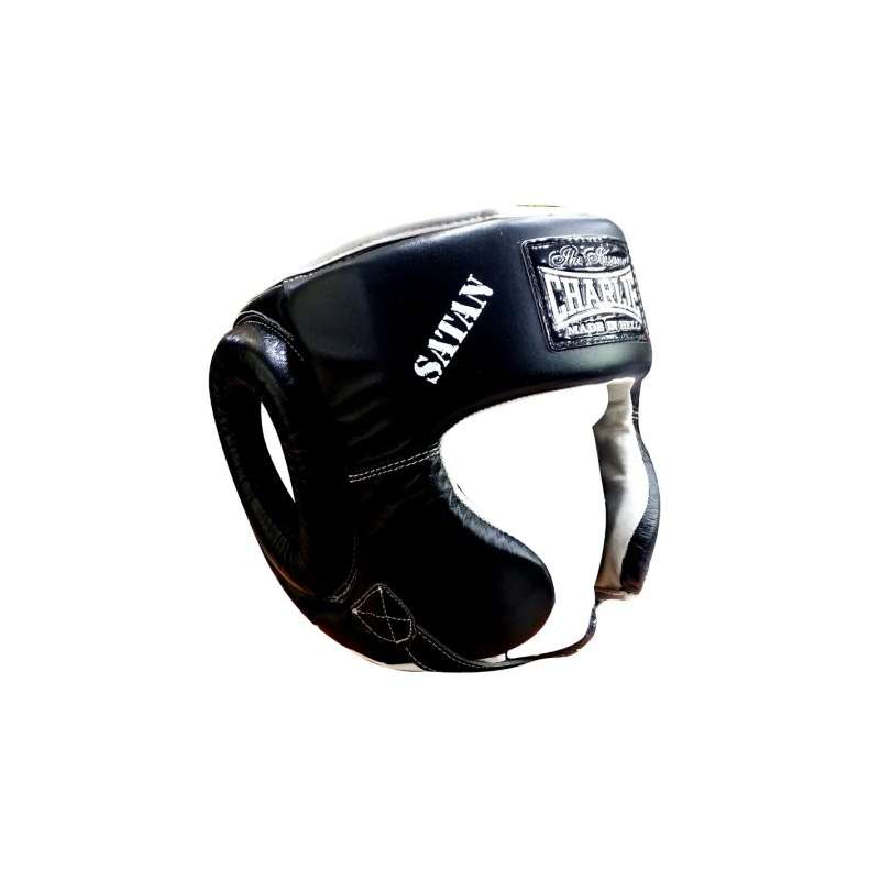 Boxing headgear Charlie Satan black