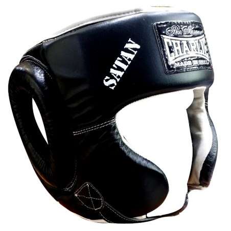 Boxing headgear Charlie Satan black