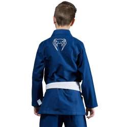 BJJ kimono Venum contender kids blue 1