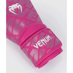 Kick boxing gloves Venum contender 1.5 white pink 3