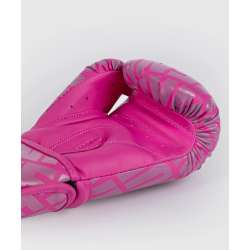 Kick boxing gloves Venum contender 1.5 white pink 4