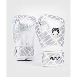 Muay Thai gloves Venum contender 1.5 silver white