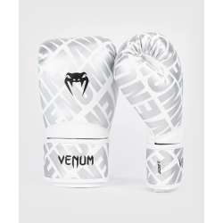 Muay Thai gloves Venum contender 1.5 silver white 2