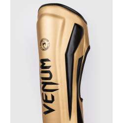 Muay thai shin guards Venum elite standup black gold 2