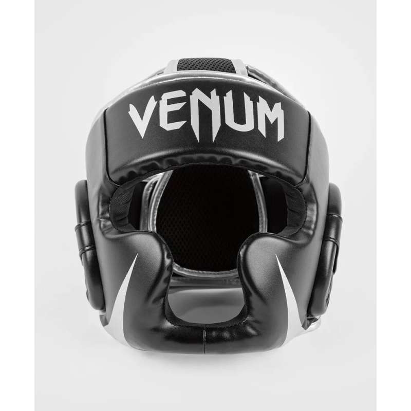 Boxing headgear Venum challenger black silver