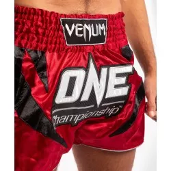 Venum X ONE FC Muay Thai Shorts (Red) 3