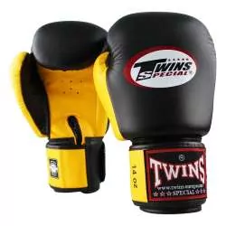 Boxing gloves Twins BGVL3 black yellow 1