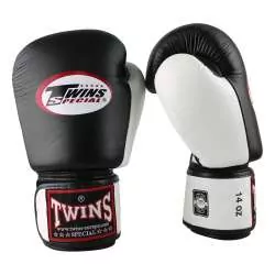 Twins boxing gloves BGVL 3 black white
