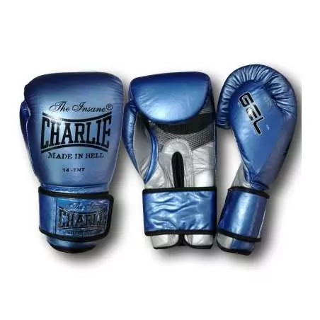 Boxing gloves Charlie metallic (blue)