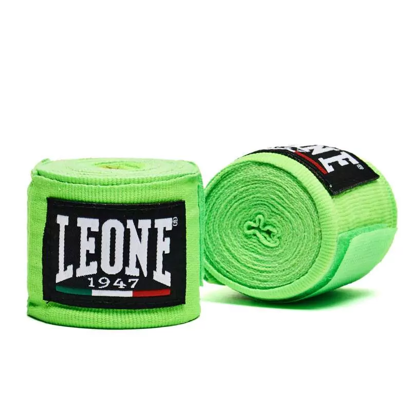 Leone boxing hand wraps (lime green)