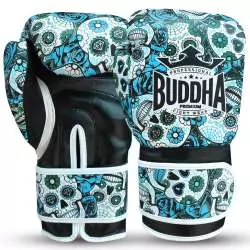 Buddha boxing gloves mexican (blue)