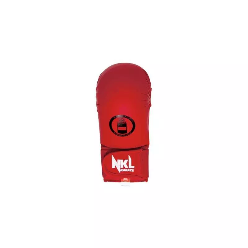 NKL karate gloves red (without thumb)