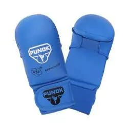 Punok karate gloves blue WKF