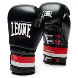 Leone muay thai gloves rematch (black)