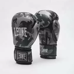 Leone kick boxing gloves GN324 (camo grey)1