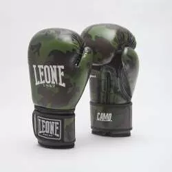 Leone kick boxing gloves camo (green)